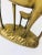 Metal Large Vintage Brass Gazelle With Baby For Sale - Image 7 of 11