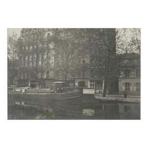 Paris, Circa 1930, Canal St Martin, Silver Gelatin Black and White Photography
