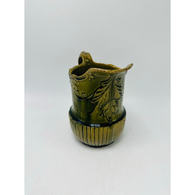 Antique Ceramic Pitcher For Sale - Image 4 of 7