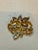 Metal 4 Ct Natural Fancy Color Diamond Flower Pin/ Brooch in 18 Kt Multi Color Gold For Sale - Image 7 of 8