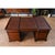 Traditional Banded Mahogany Partners Desk For Sale - Image 3 of 18