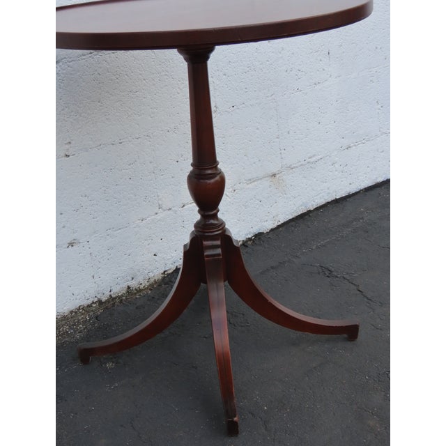 Imperial Furniture Company of Grand Rapids Mahogany Round Side End Table 6908 For Sale - Image 11 of 11