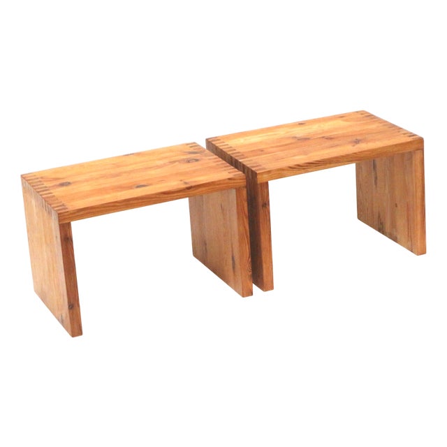 Vintage Tables by Ate Van Apeldoorn for Houtwerk Hattem, 1970s, Set of 2 For Sale