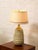 Mid 20th Century Vintage Brutalist Textured Ceramic Table Lamp With Geometric Relief For Sale - Image 5 of 8