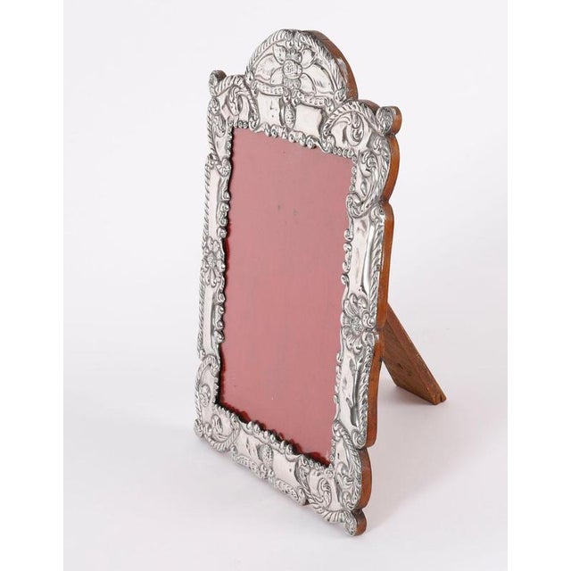Antique Late 19th Century 925 Silver Photo Frame, 1890s For Sale - Image 10 of 15