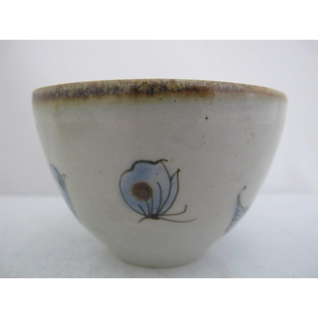 Ken Edwards El Palomar Blue Bird Tonala Mexico Folk Art Coffee Tea Cup & Saucer For Sale - Image 10 of 12