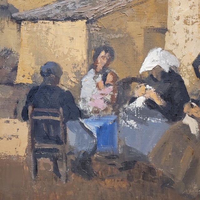 José María García Fernández, Pueblo Castellano, 1980s, Oil Painting on Canvas, Framed For Sale - Image 7 of 18