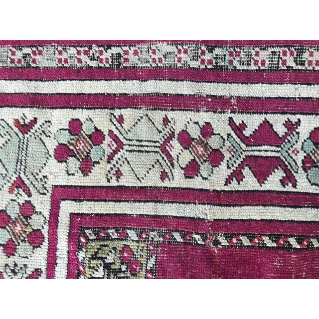 Textile Antique Turkish Anatolian Prayer Rug For Sale - Image 7 of 11