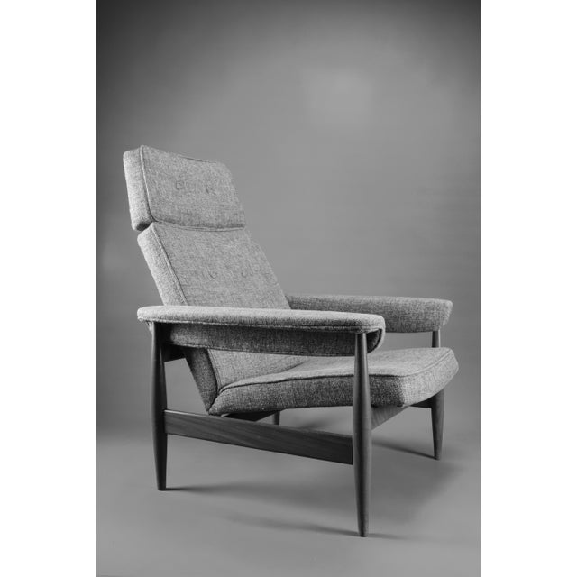 Mid-Century Modern Grey Lounge Chair, 1960s For Sale - Image 12 of 12