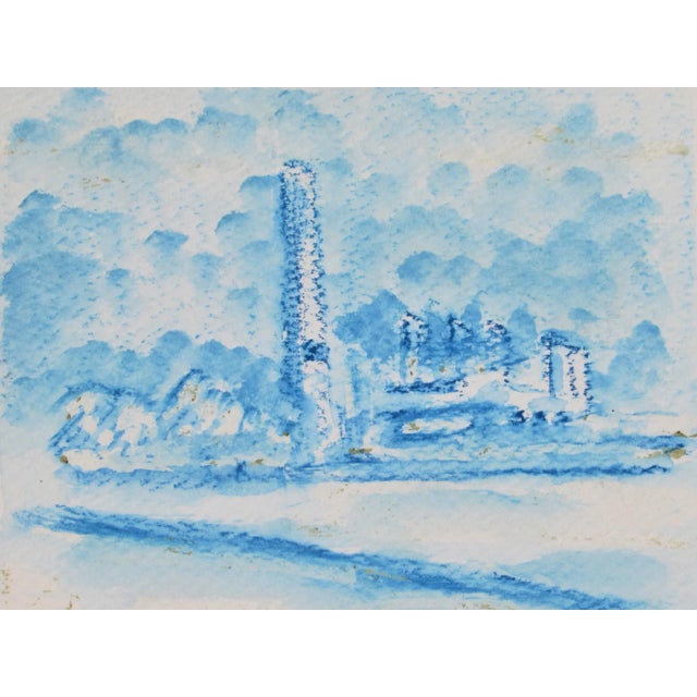 This artwork "Peggy's Cove, Nova Scotia Scenery" c.1950 is a watercolor on paper by Finns/Canadian artist William Edward...