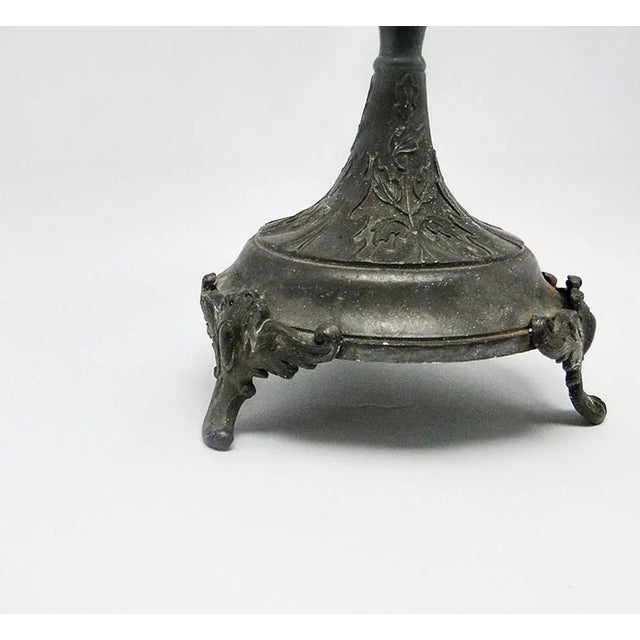 Art Nouveau Former Austro-Hungarian Empire Bowl on Stand, 1900s For Sale - Image 6 of 10