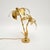 Vintage Italian Brass Palm Tree Table Lamp, 1970 For Sale - Image 4 of 11