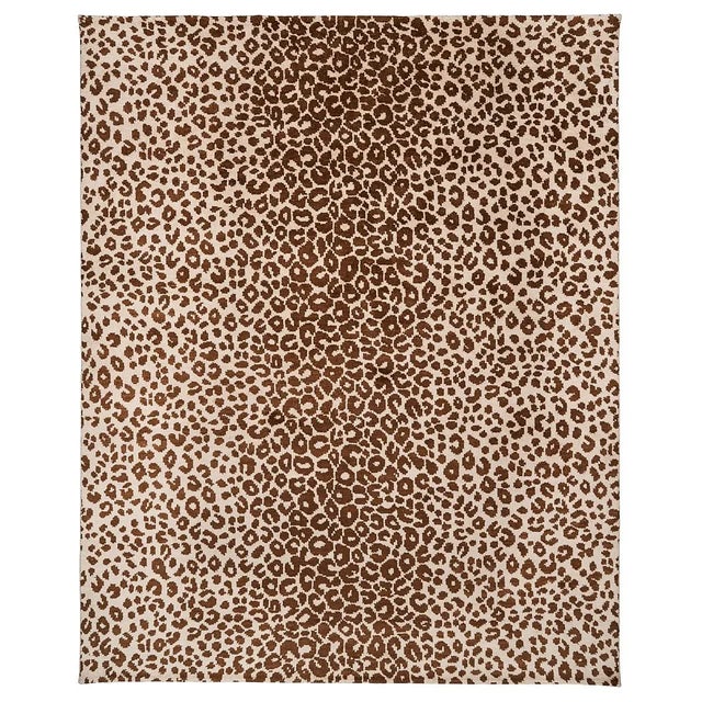 Schumacher Schumacher Iconic Leopard 9' x 12' Rug in Brown For Sale - Image 4 of 4