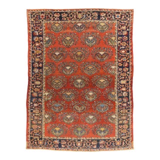 Antique Persian Lilihan Rug, 10'02 X 13'07 For Sale