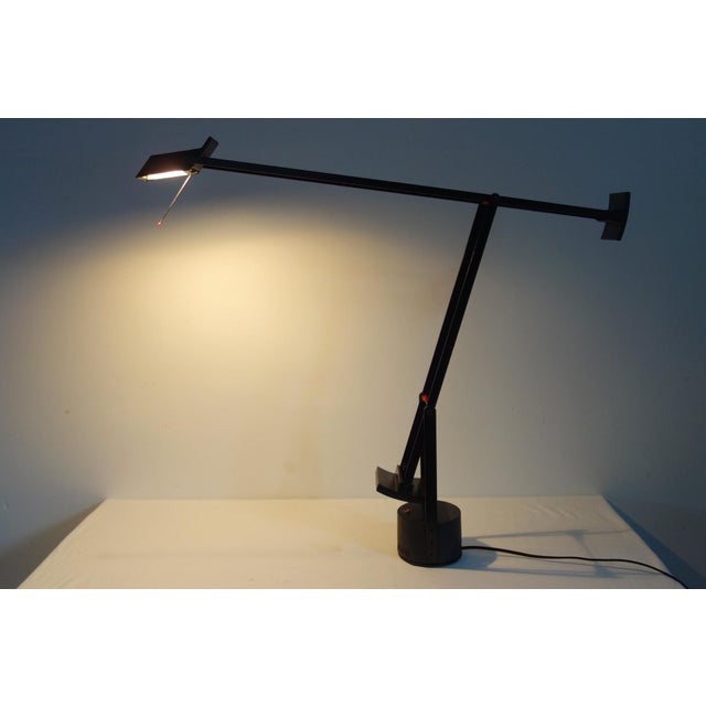 Tizio table lamp designed by Richard Sapper for Artemide, 1972, Italy. The counterweight system allows for easy adjustment...