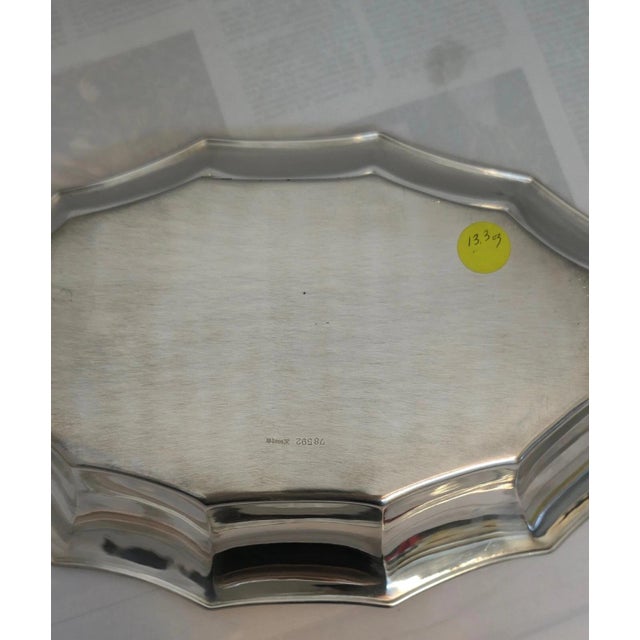 Early 20th Century Continental 800 Silver Serving Dish For Sale - Image 9 of 10