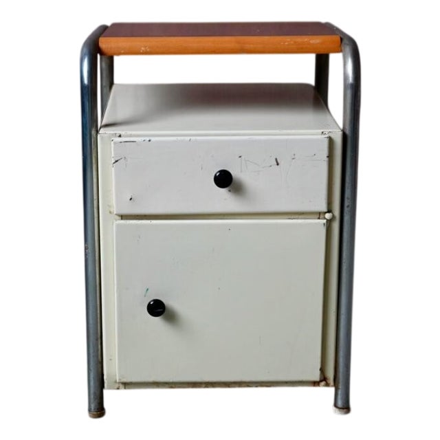 Industrial Bedside Table, 1950s For Sale