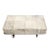 Modern Pasargad Home Safari St. Steel Frame Cowhide Bench For Sale - Image 3 of 6