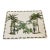 La Corallina Firenze Italian Tropical Palm Tree Motif Rectangular Placemat For Sale