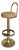 Mid-Century Modern Italian Brass Bar Stool, 1960s For Sale