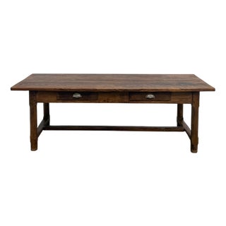 Antique French Farmhouse Table in Oak, 1890 For Sale