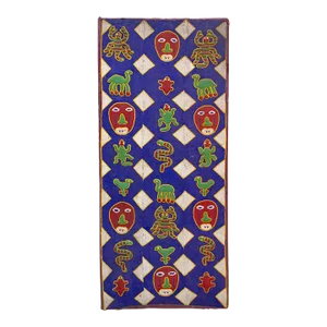 Vintage Yoruba Spirit Beaded Wall Panel