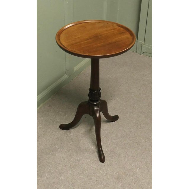 Antique Victorian Wine Table with Three Footed Base, 1900 For Sale - Image 4 of 8