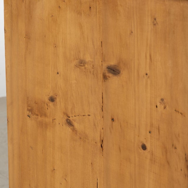 19th Century Romanian Large Pine Chest of Three Drawers For Sale - Image 12 of 18