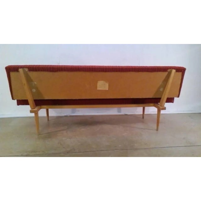Mid-Century Czech Sofa by Miroslav Navratil, 1960s For Sale - Image 4 of 6