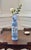 Blue Vintage Blue & White Neoclassical Jasperware-Style Pedestal Vase For Sale - Image 8 of 8