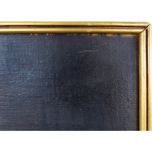 Black Mexican Artist Mario Lopez Cano Oil Painting on Canvas For Sale - Image 8 of 11