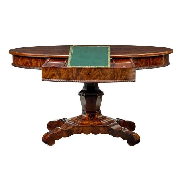 Mid 19th Century Center Table with Writing Slope For Sale - Image 11 of 12