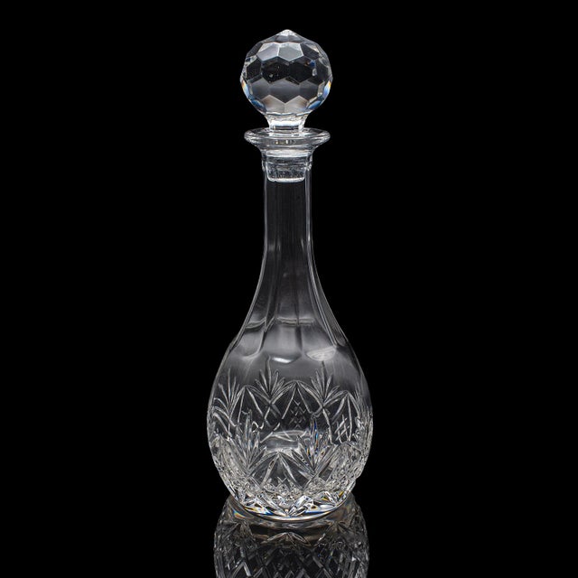 English Pair of Vintage Spirit Decanters, English, Cut Glass, Liqueur Bottle, Port, Gin For Sale - Image 3 of 12