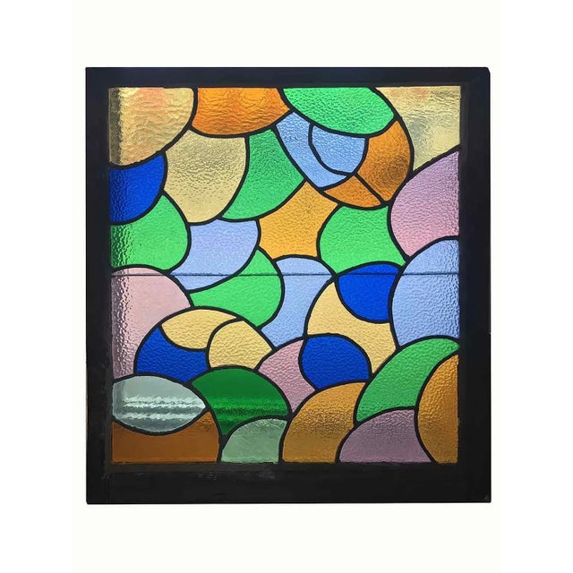Stained Glass Window Antique For Sale - Image 4 of 4
