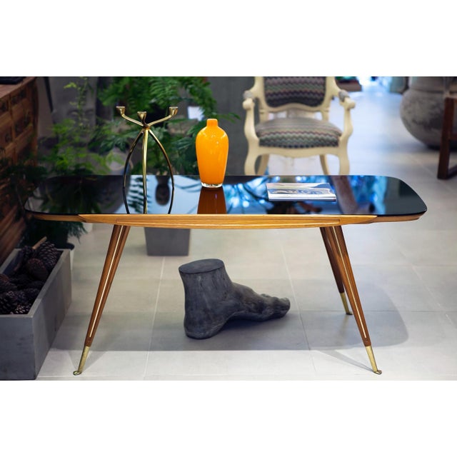 Mid-Century Modern Italian Coffee Table in the style of Gio Ponti, 1950s For Sale - Image 3 of 4