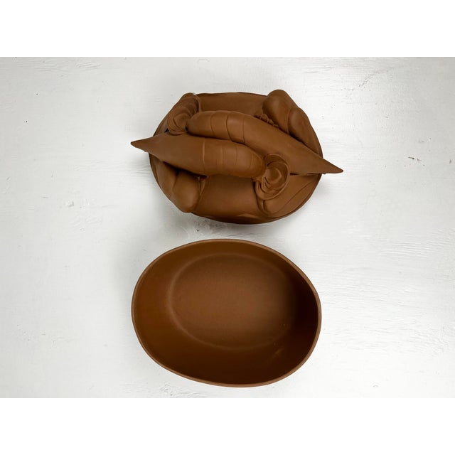 Vintage Swan Island Pottery Maine Lobster Covered Dish For Sale - Image 9 of 11