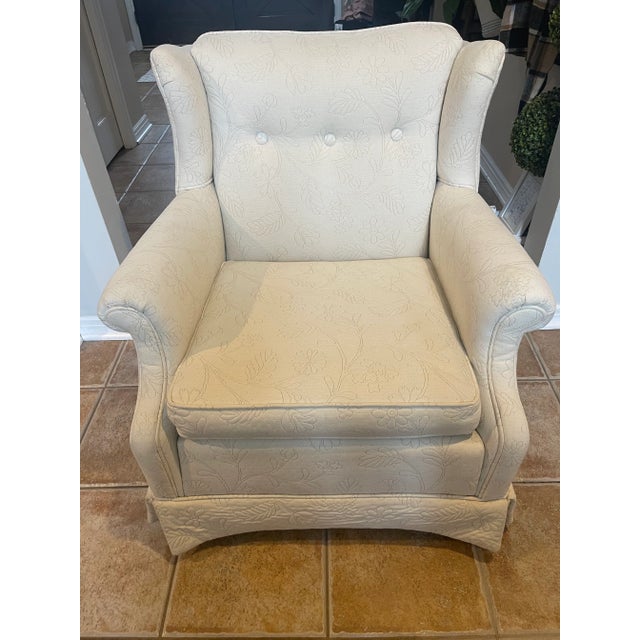 1980s Vintage Ethan Allen Club Chair For Sale - Image 9 of 12