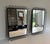 Black Lacquered Metal Mirrors Circa 1980 - a Pair For Sale - Image 9 of 12