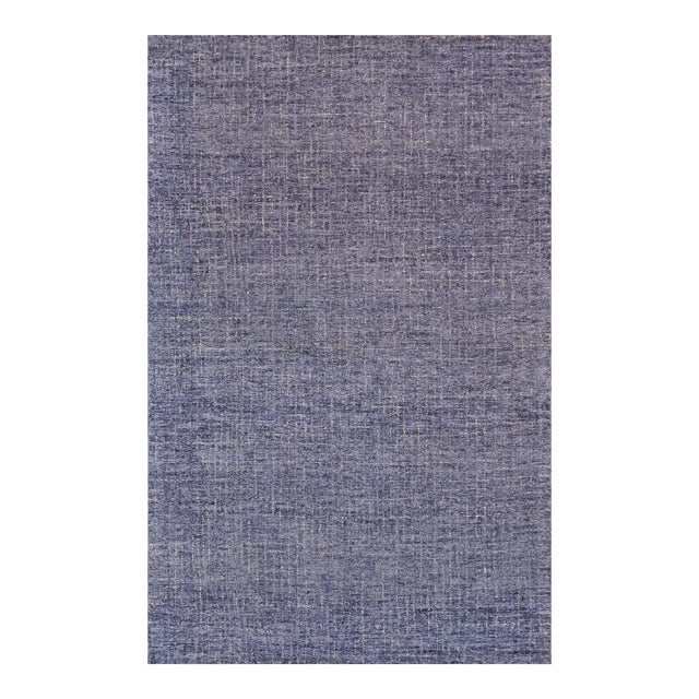 Pasargad Home Modern Blue Area Rug, 5' 0'' X 8' 0'' For Sale