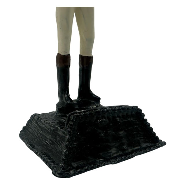 Blue Vintage Vanderbilt Whitney Estate Set of 8 21 Club Jockey Place Card Holders For Sale - Image 8 of 14