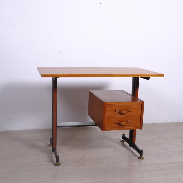 Small Mid-Century Scandinavian Desk, 1960s For Sale - Image 17 of 18