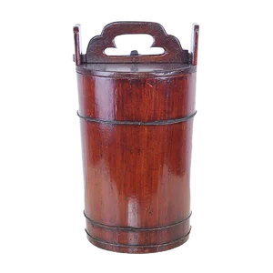 Bucket with Wooden Lid, 1940s