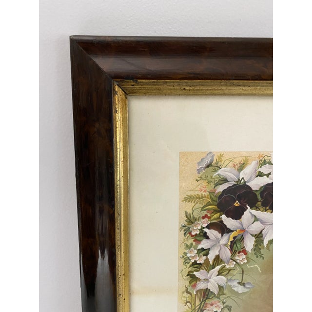 Wood Antique Lithograph "Sir Roger De Coverley" English Dance For Sale - Image 7 of 11