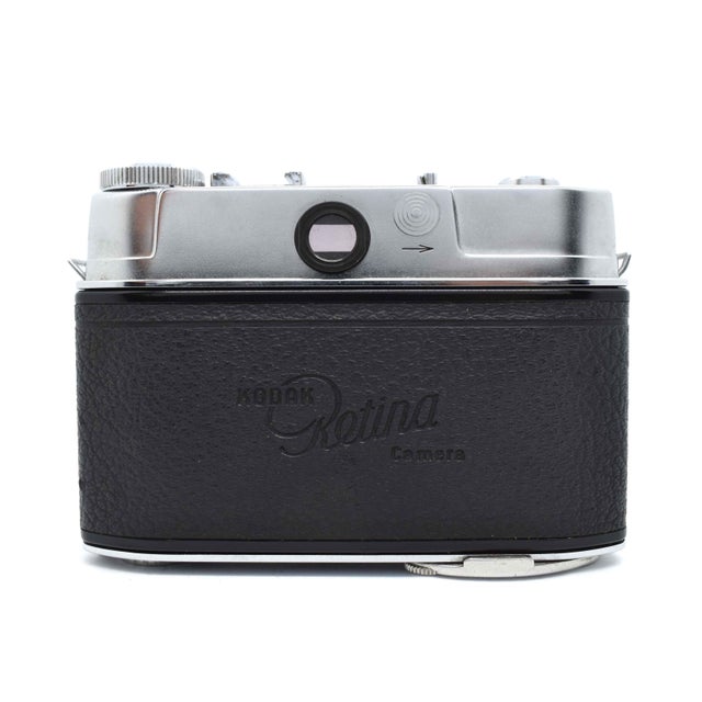 Chrome Mid 20th Century German Kodak Retina Automatic I 35mm Film Camera With Schneider-Kreuznach Lens For Sale - Image 8 of 9