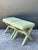 Wood Vintage X Bench in Quadrille Alan Campbell “Zig Zag” For Sale - Image 7 of 12