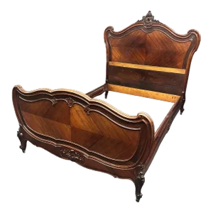 Louis XV Style Rosewood French Bed/Double