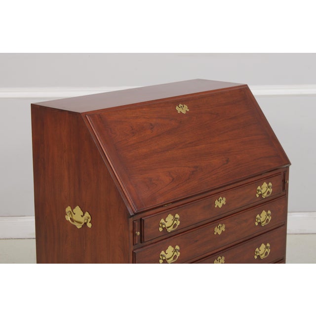 Henkel Harris Cherry Slant Front Desk For Sale - Image 12 of 18