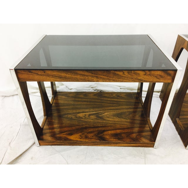 MidCentury Modern Side Tables A Pair Chairish