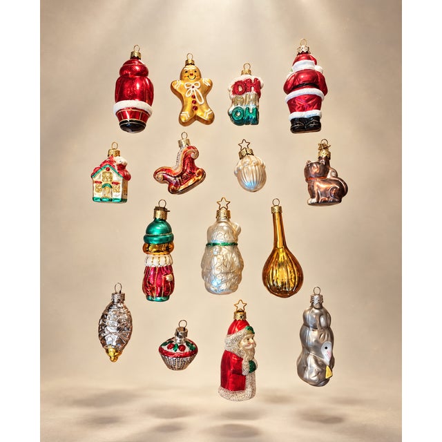 Contemporary Vintage Inge Glas Old World Christmas & Radko Ornaments Boxed Set For Sale - Image 3 of 4