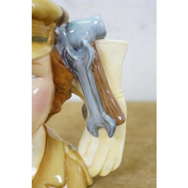 Khaki 2005 Royal Doulton Character Jug Auxiliary Territorial Service LTD Box Coa D7210 For Sale - Image 8 of 14